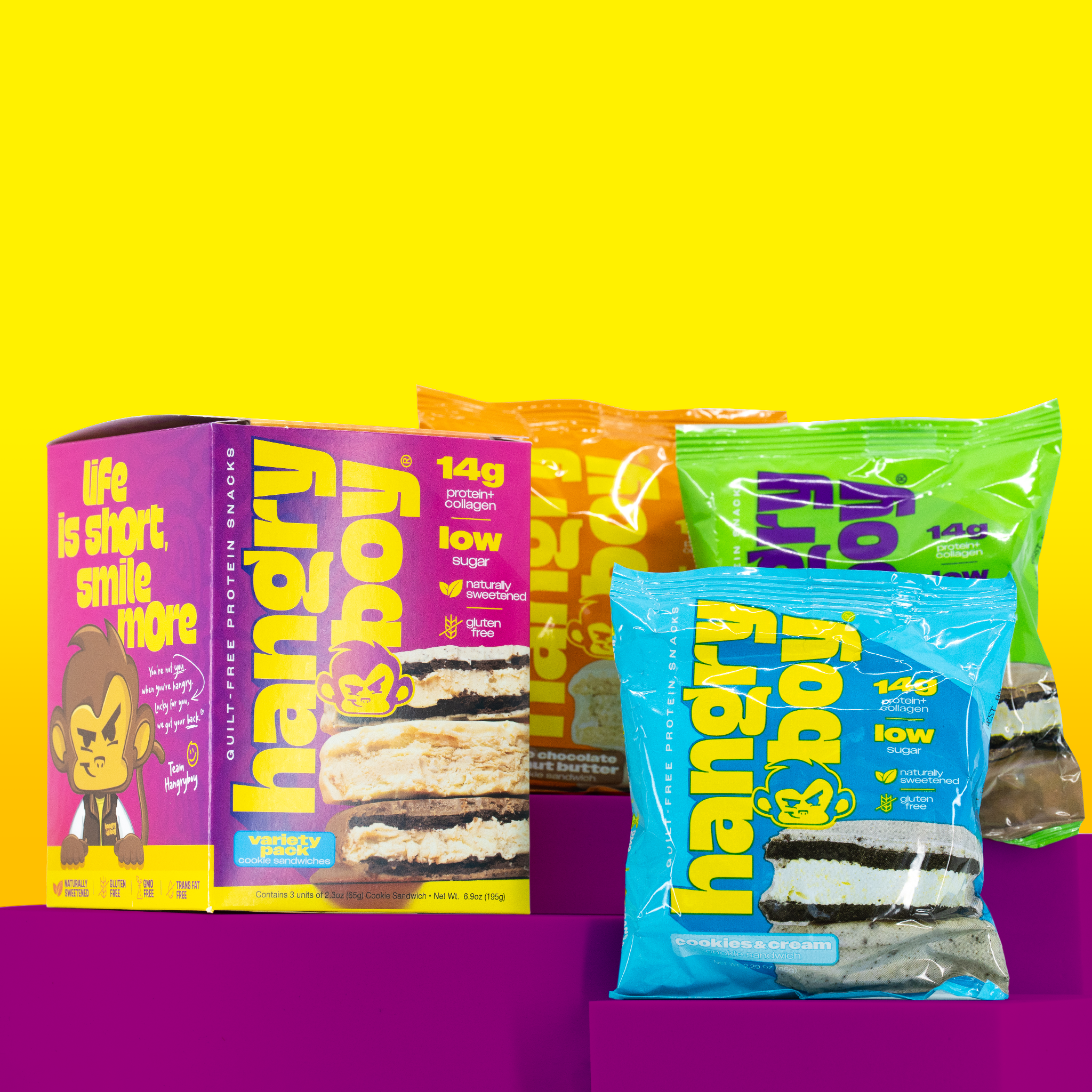 Variety 3-Pack Protein Cookies